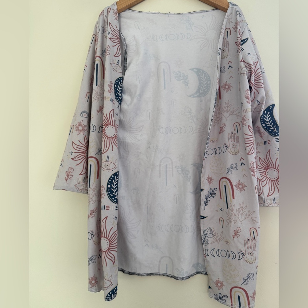 Kids small shop / handmade celestial cardigan